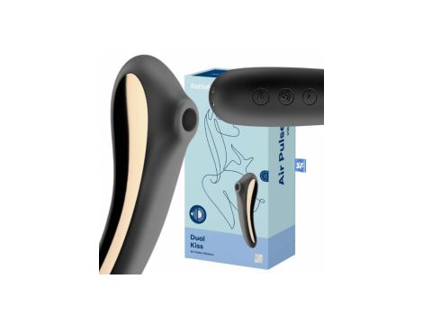 Stymulator punktu G Air Pulse Satisfyer Dual Kiss czarny - 4